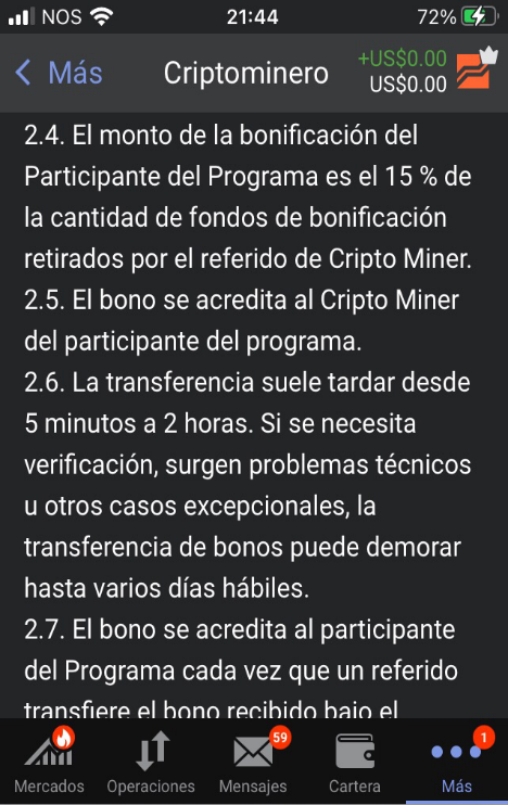 Figura 9: Características bonos