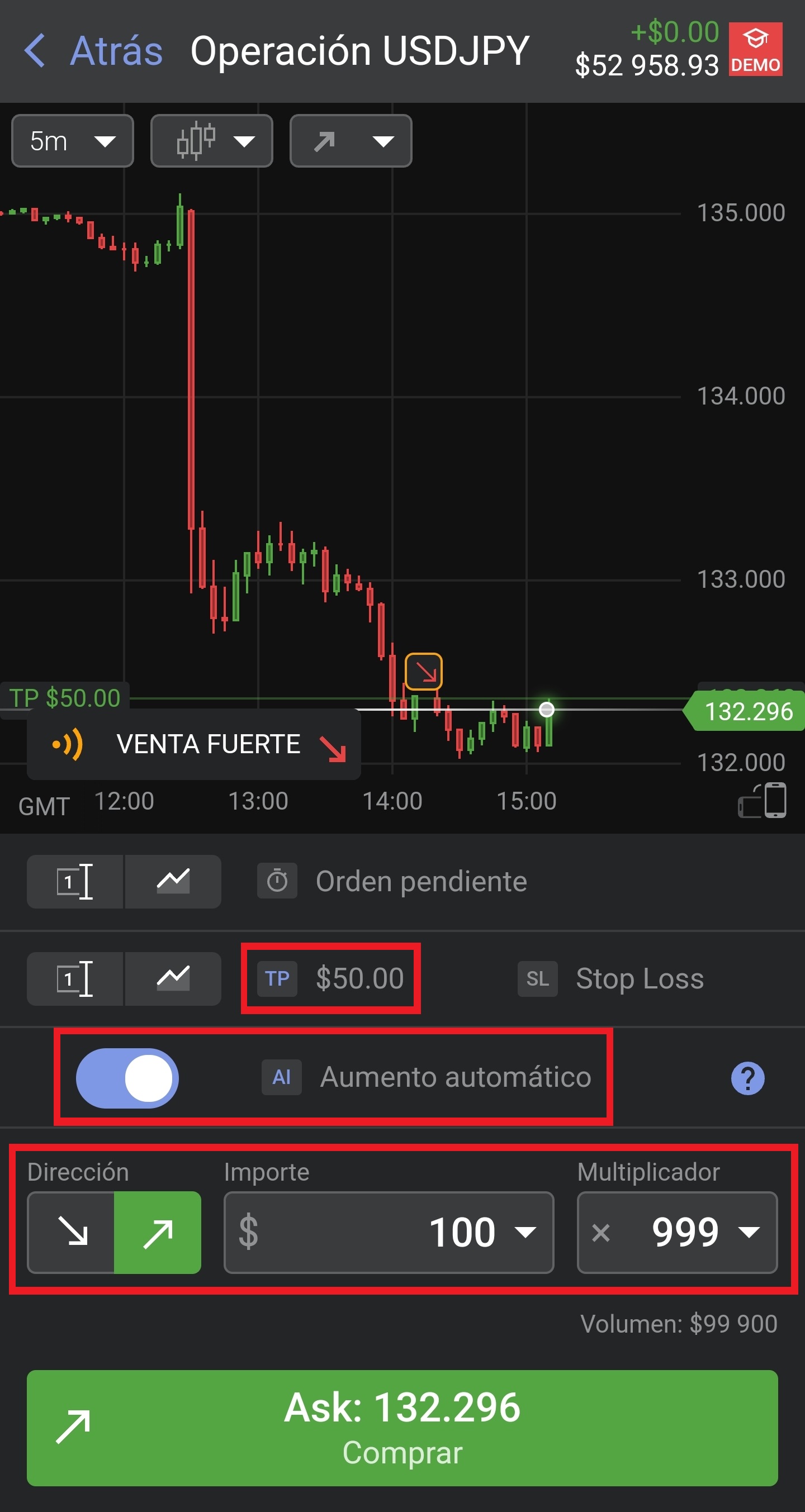 Para la versión móvil de la plataforma