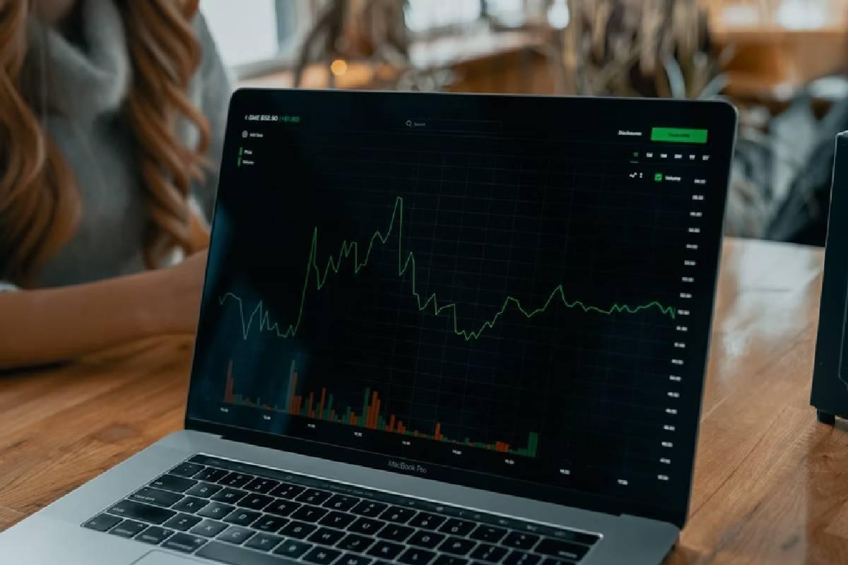 Los gráficos ayudan a estudiar el estado de las acciones Moderna
