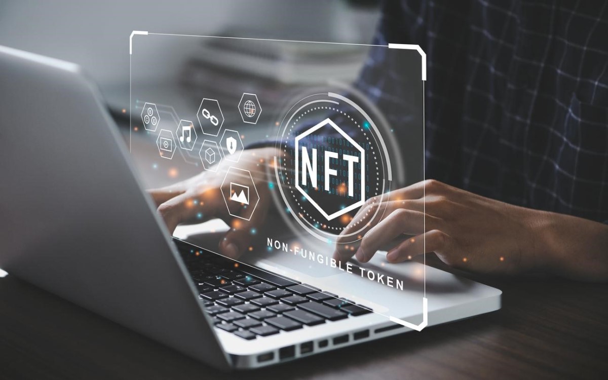 Foto concepto de NFT, uno de los tipos de activos virtuales más comunes