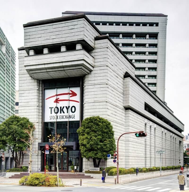"Tokyo stock exchange" building