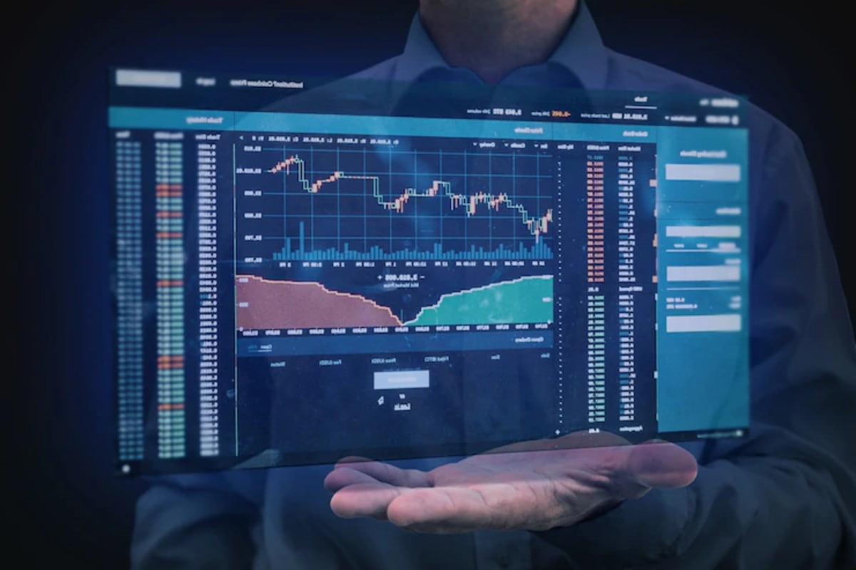 Un gráfico con fluctuaciones
