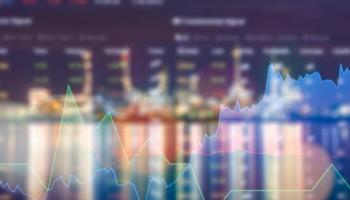 Gráfico de tendencias. Con dicha herramienta los traders analizan el mercado de bonos.