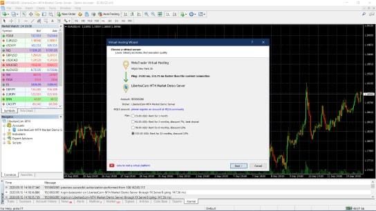 ภาพหน้าจอ MT4